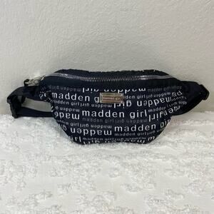 MADDEN GIRL Nylon Fanny Pack Hip Bag Waist Bag Belt Bag Unisex Bkl Sz OS Sporty